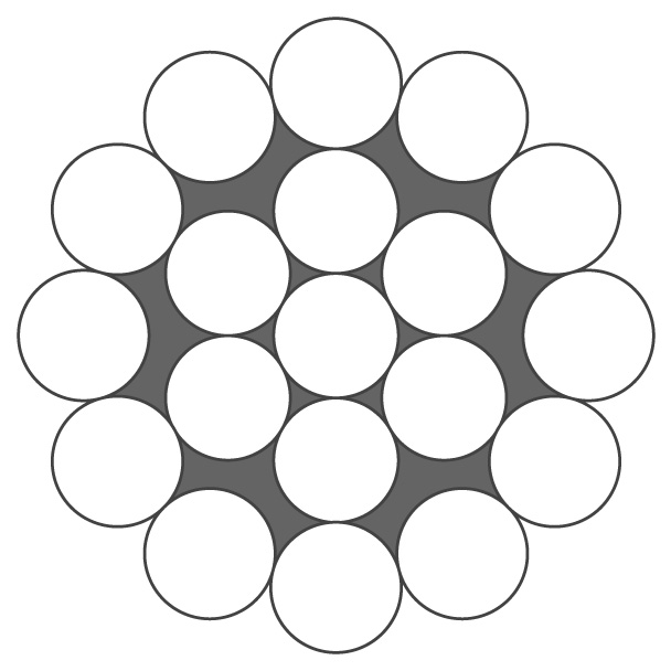 Spiralseil EN 12385-10 Konstruktion 1x19