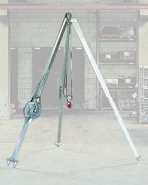 Alu-Dreibock mit Winde