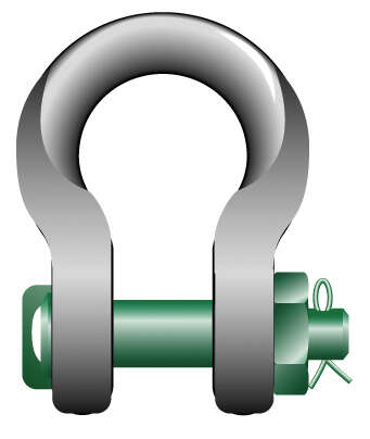Schäkel - geschweifte Ausführung