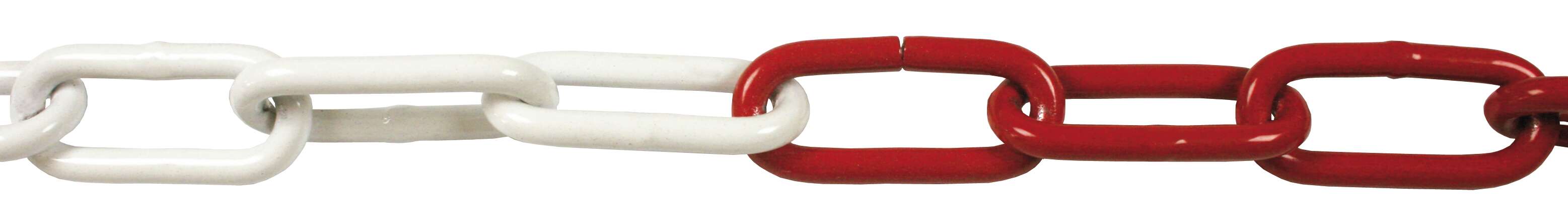 Stahl-Absperrketten - kunststoffbeschichtet
