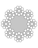 Aufzugseil 8x19S-FC nach EN 12385-5