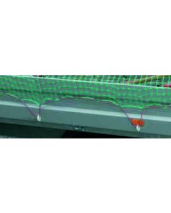 Container-Abdecknetze mit Gummileine
