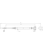 NIRO Wantenspanner Gabel/Terminal