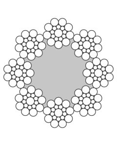 Aufzugseil 8x19S-FC nach EN 12385-5