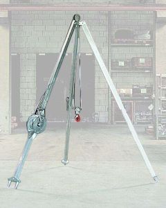 Alu-Dreibock mit Winde
