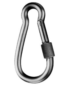 Feuerwehr-Karabinerhaken DIN 5299 - Form C - mit Schraubverschluss