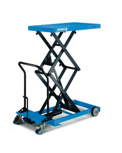 Plattformwagen - Modelle HF DM/DE - verfahrbar mit Doppel-Vertikalschere