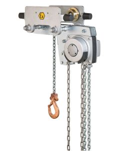 Stirnradflaschenzüge - Modell Yalelift LHP ATEX - 3,0 m Hub - mit integriertem Rollfahrwerk
